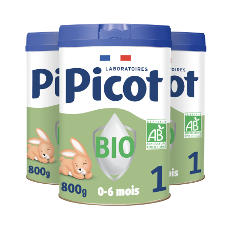 Pack x3 Picot Bio 1er âge