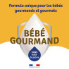 formule spécialement élaborée par les laboratoires Picot pour les bébés gourmands et gourmets dès la naissance.